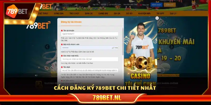 Hướng dẫn tạo tài khoản 789 Bet từ A đến Z 