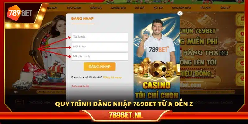 Các bước đăng nhập 789Bet chi tiết 